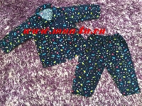 Bộ pijama cho bé vải nhung- hoa nhí