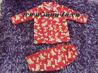 Bộ pijama cho bé gái- heo đỏ size 10