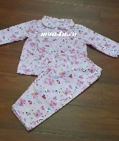 Bộ pijama cho bé- trái tim hồng size 4