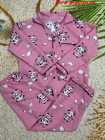 Bộ pijama size đại cho bé_gấu panda hồng