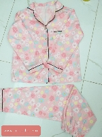 Bộ pijama size đại cho bé hoa nhí hồng 27 đến 45kg